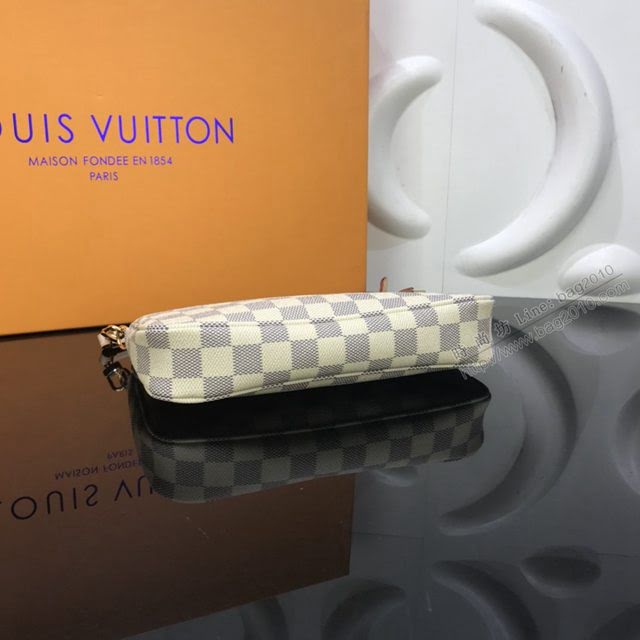 LV包包 M41207 lv麻將包 LV棋盤格單肩斜跨女包  ydh3616